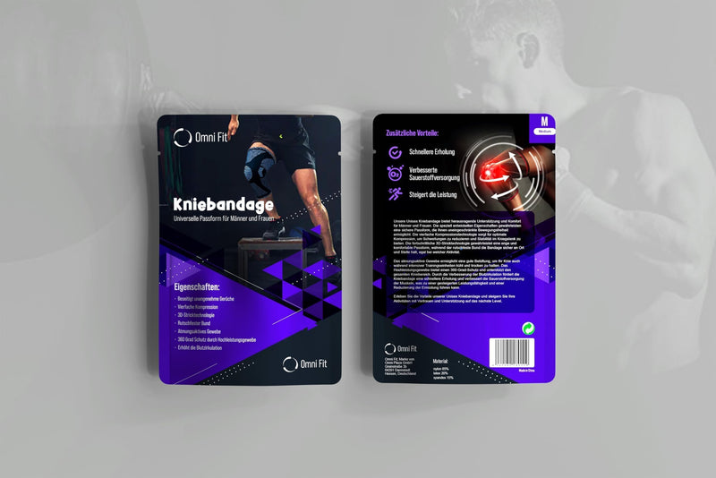 [Australia] - Omni Fit ® The new knee support (1 piece): Your second skin for pain-free movement and unsurpassed comfort! Maximum support without sweating - for a confident, active life. L Grey 
