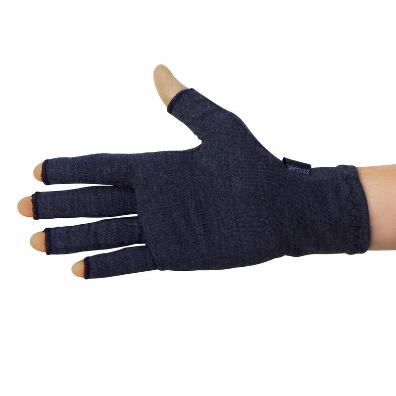 Zensah Compression Gloves Small Gray