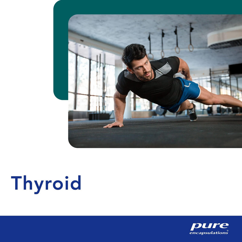 Pure Encapsulations Thyroid Support Complex - Blend of Vitamins and Minerals - Reduces Fatigue, Supports Energy and Thyroid Function - Includes Vitamin C, Iodine, Selenium, and Zinc - 60 Capsules 60 Count (Pack of 1)