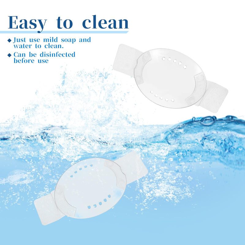 [Australia] - Eye Shield After Cataract Surgery 6Pcs Plastic Eye Patch Comfortable Clear Eyes Patch with Ventilation Holes for Children Adults After Surgery Eyes Protection 