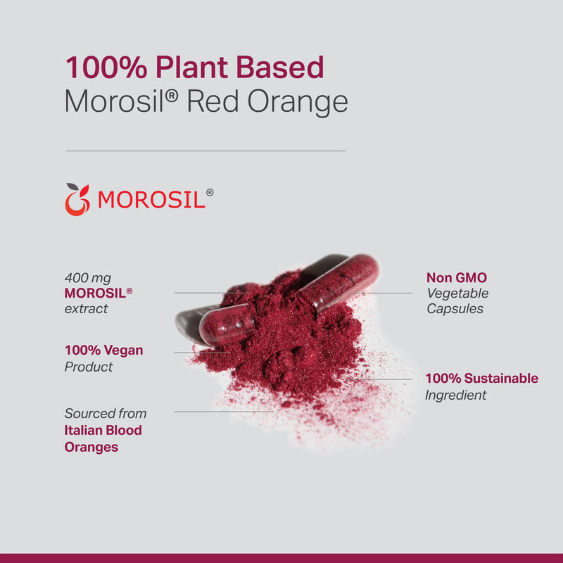 [Australia] - Anew Vita„Ö§Morosil: Antioxidant & Nutrition Supplement for Men & Women | Wellness & Vitality | Moro Red Orange | Non-GMO, Gluten Free, 60 Vegetable Capsules | Made in USA 