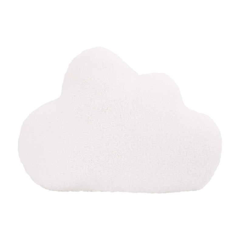 [Australia] - Little Love by NoJo - Plush Cloud Shaped Decorative Pillow, Decorative Nursery Pillow, Playroom Décor, Cute Throw Pillows, White, 1 Count (Pack of 1) Cloud - White 1 Count (Pack of 1) 