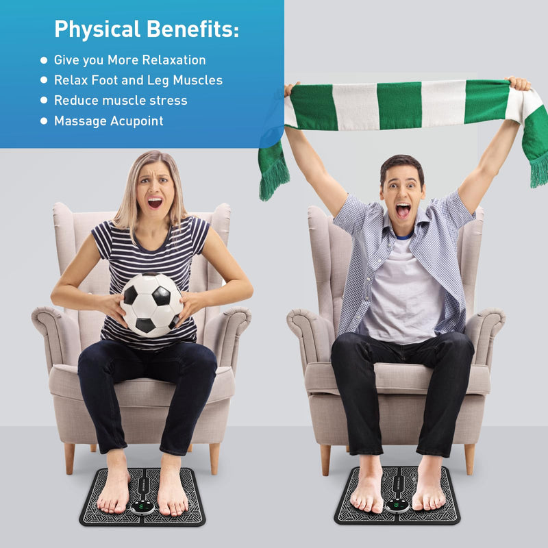 [Australia] - TENS & PMS,Transcutaneous Electronic Nerve Stimulator, EMS Foot Massage for Muscle Relaxation, LCD Display Screen 2X-Large 