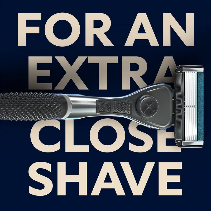 [Australia] - Dollar Shave Club 8 Count 6 Blade Razor Refills with Built-in Trimmer - Not Compatible with Heritage/Executive Razors 8 Count (Pack of 1) Cartridges 