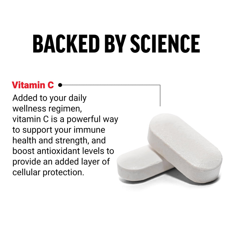 Force Factor Vitamin C 1000mg Immune Support Supplement | Vitamin C Supplement Immunity Vitamins Plus Antioxidant Support, Premium Quality, Vegan, 60 Vitamin C Tablets