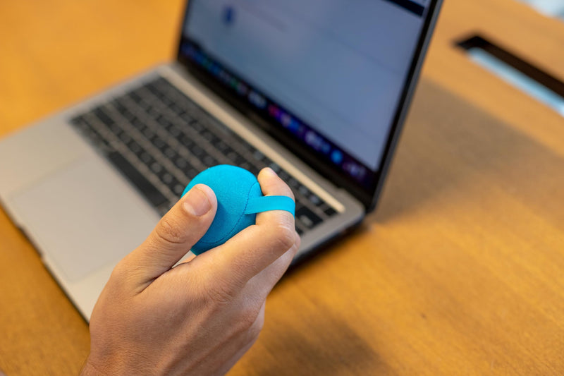 [Australia] - Yogi Stress Balls - Stress Ball with Finger Grip Strap, Stress Balls for Adults, Grip Strength Trainer Squeeze Balls, Anxiety Stress Relief, Fidget Handball, Squish Ball - 2 Pack 2Pack 