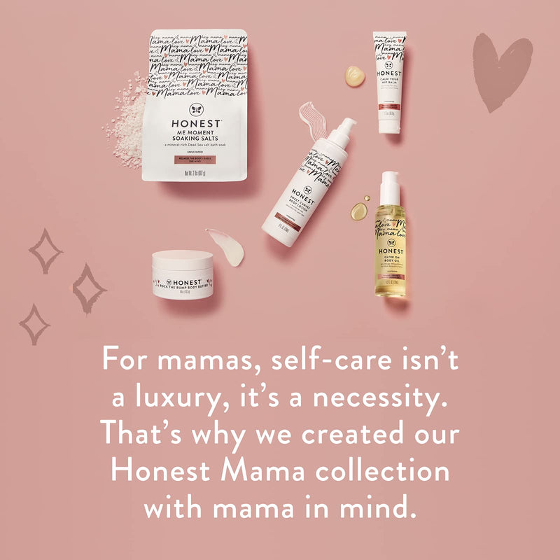 [Australia] - The Honest Company Honest Mama Body and Belly Bump Love Bundle Moisturizing Plant Based Oil and Stretch Mark Butter Cream Body Butter + Body Oil Bundle 