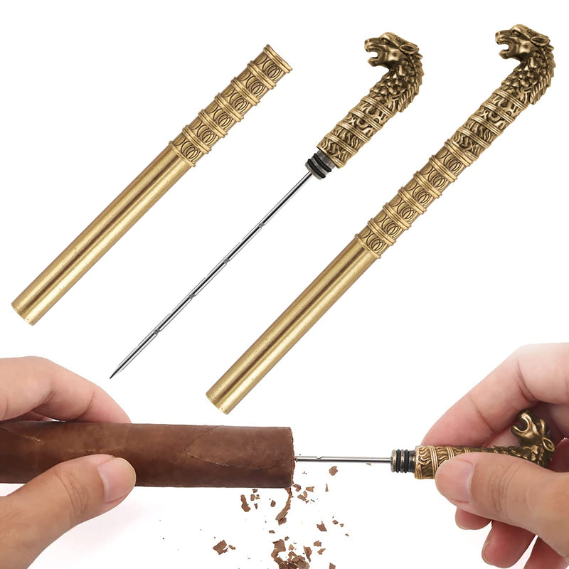 [Australia] - Scotte V-Cut Cigar Cutter Guillotine Precision Cigar Draw Enhancer Tool Needle & Sharp Perfect Cigar Cutters Cigar Accessories Set 