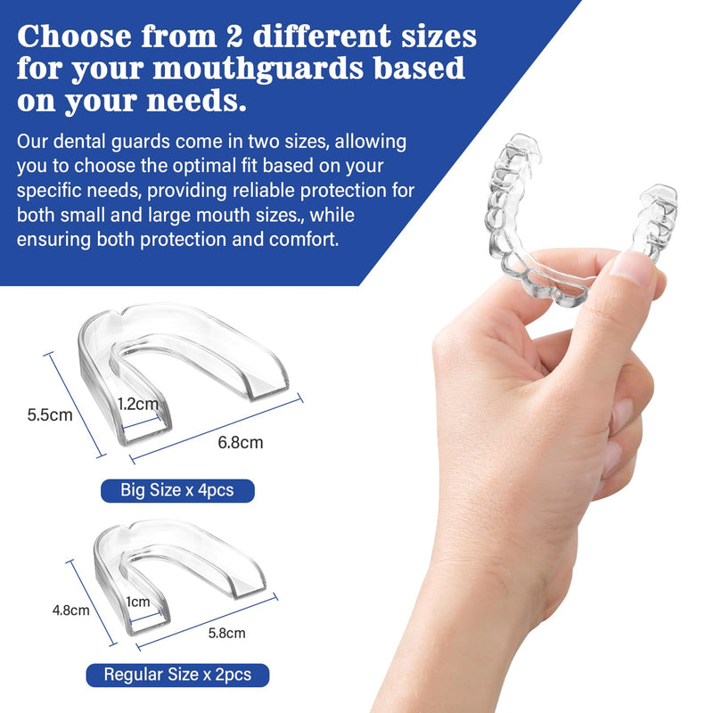 [Australia] - Mouth Guard for Grinding Teeth at Night, Night Guards for Teeth Grinding, Dental Night Guards for Sleep, Comfortable Grinding Guard for Adults with 12 Cleaning Tablets 