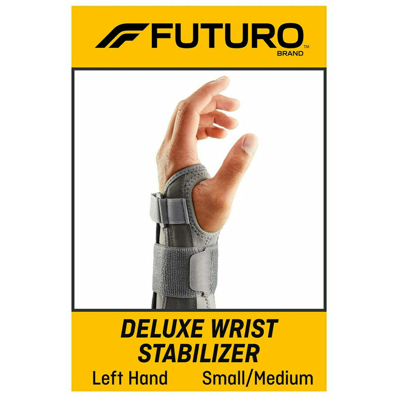 FUTURO Deluxe Wrist Stabilizer Left Hand, S/M Small/Medium