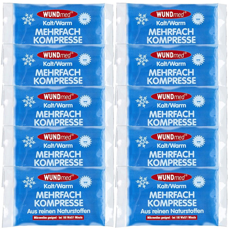 [Australia] - Wundmed reusable cold/warm compresses, 10 pieces, 8.5 x 13 cm 