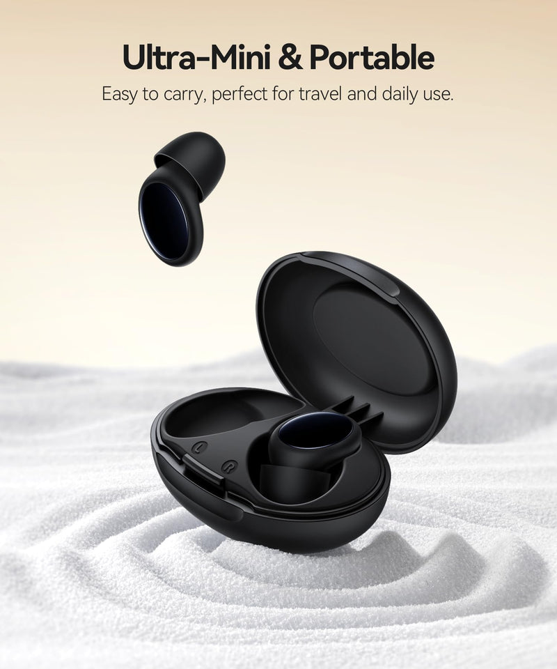 [Australia] - Ear Plugs for Sleeping 45dB Noise Cancelling Ear Plugs for Concerts & Noise Reduction, Earplugs for Sleep, Snoring Airplane Musician Calmer, Silicone Earplugs Reusable Concert Ear Plug +8Tip Black 1 Count (Pack of 1) 