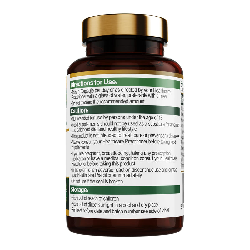 Digestive Enzymes - Broad Spectrum 10 in-1 Formula - with Amylase, Protease, Lipase, Papain & Bromelain - 60 Vegan Capsules, UK Made