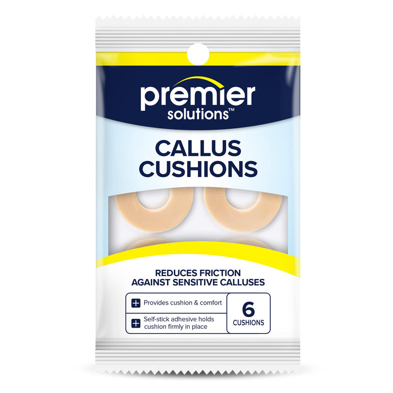 [Australia] - Callus Cushions for Foot and Toe Protection, Self-Stick Adhesive Foot Care Cushions, 36 Count (6 Packs of 6) 