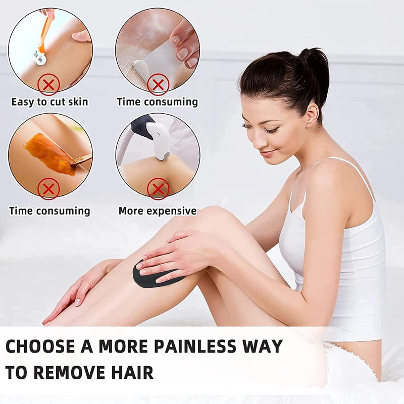 [Australia] - Joymy Glady 3.0 Original Nano Hair Remover, Hair Removal Without Shaving for Men and Women, Crystal Hair Remover, Permanent Hair Removal, Care for Your Skin, Black 