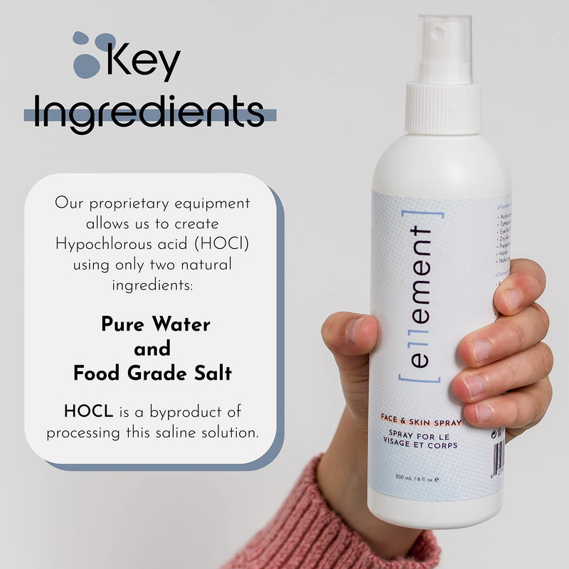 [Australia] - Hypochlorous Acid Face and Skin Spray - HOCL- Safe for use on Acne Prone Skin - Eczema - Dry Scalp - Post Procedure -Toner - Eye Lash Cleanser - Face and Hand Cleanser (Small 2 oz.) 2 Fl Oz (Pack of 1) 