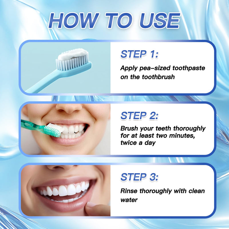Nano Hydroxyapatite Toothpaste – Remineralizing, Whitening & Fluoride-Free Toothpaste for Sensitive Teeth, Cavity Reversal, Enamel Repair & Gum Care, Suitable for Kids & Adults