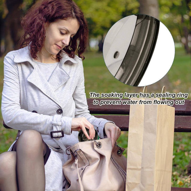 [Australia] - Retainer Cleaning Case,Portable No-Leak Denture Cup Case with Dentures Brush Kit, Travel Retainer Cases with Vent Holes for Clear Aligner,Mouth Guards,Night Guard,Dentures (Black) Black 