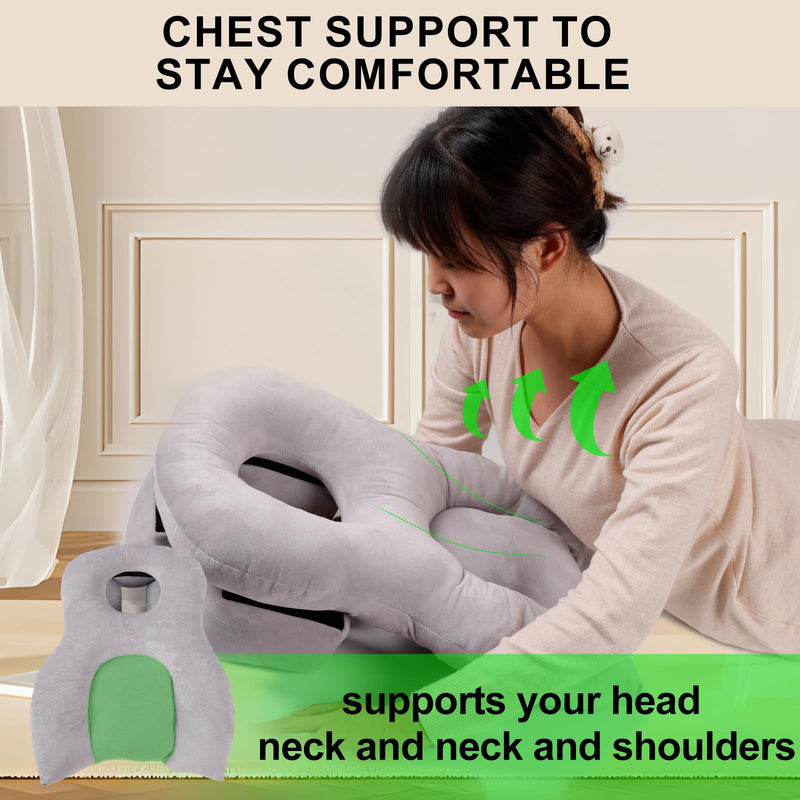 [Australia] - Face Down Pillow After Eye Surgery, Face Down for Bed Stomach Sleeping/Prone Pillow, Retinal Vitrectomy Recovery Equipment 