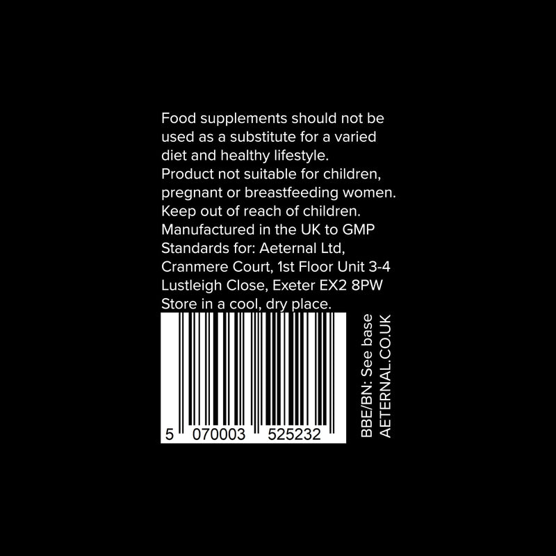 KSM-66 Ashwagandha with Magnesium Bisglycinate & L Theanine | Calm Focus & Psychological Balance Support | Mood & Stress Relief Formula | Vegan Non GMO Supplement | 60 Capsules | Made in UK | AETERNAL 1 count (Pack of 60)