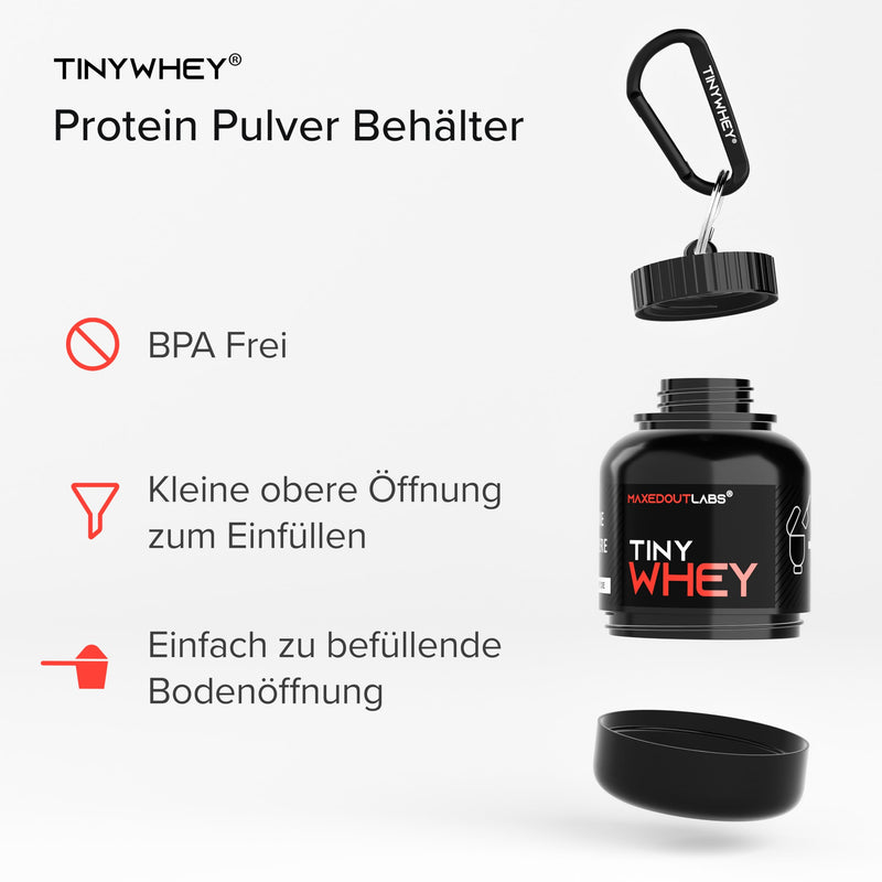 [Australia] - Tinywhey | 2x protein powder scoops | Protein Powder Container | Fitness Gifts Men | Protein Scoop | Protein Keychain | Protein powder storage | Fitness Gadgets | Gym gadgets 