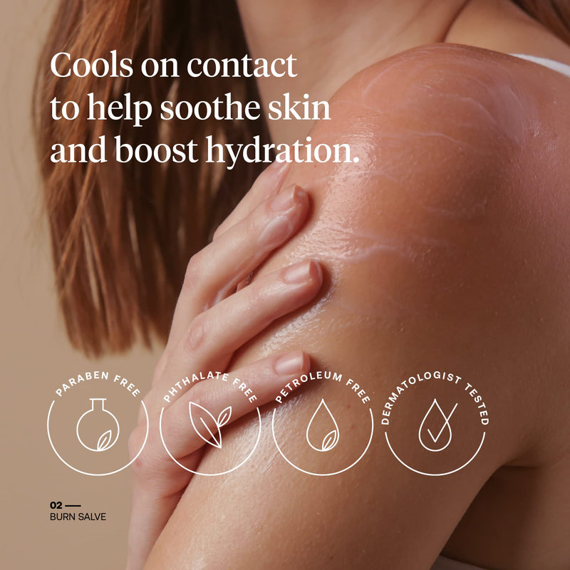 [Australia] - FIRST HONEY® Burn Salve | Aloe Vera Burn Gel With Medical Grade Manuka Honey | Natural Remedy For Sunburn & Minor Burns | Fortified with Allantoin & Vitamin E | 3.3 fl oz (100mL) 