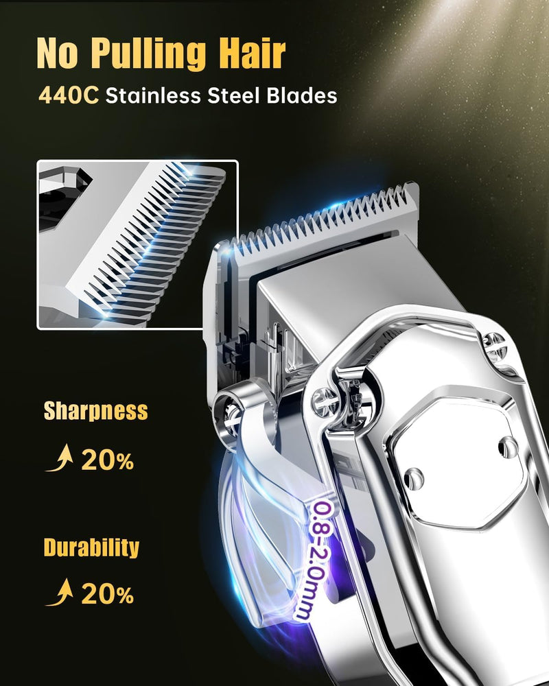 [Australia] - Romanda Clippers and Trimmers Set, Hair Clippers for Men Cordless,Mens Clippers and Grooming Set,Barber Clippers Set 