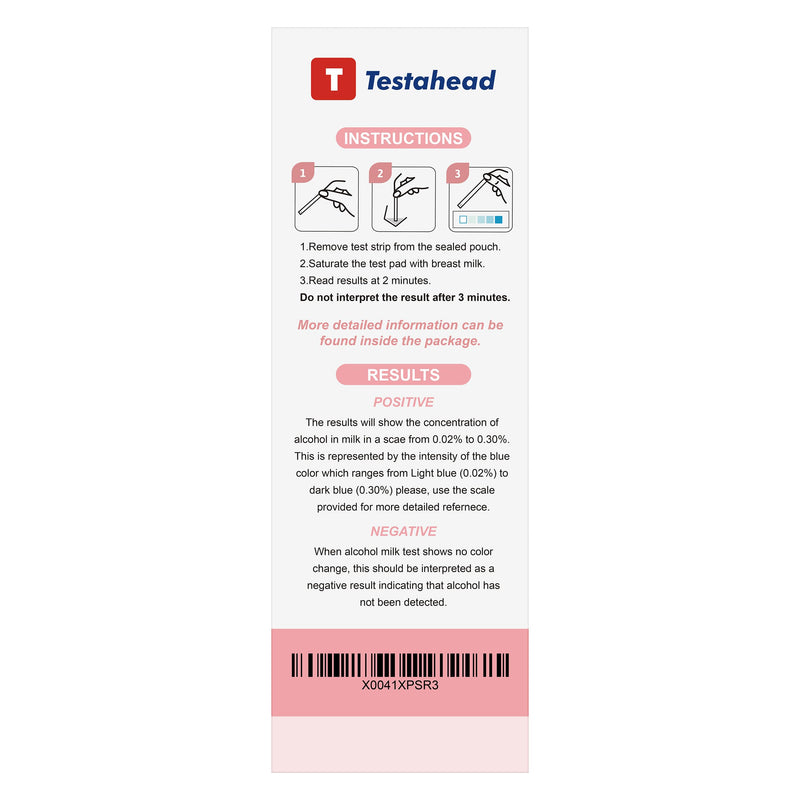 [Australia] - Breast Milk Test Strips, Quick & Accurate Test Strips for Breastmilk at Home, Results in 2 Minutes, 24 Pack 