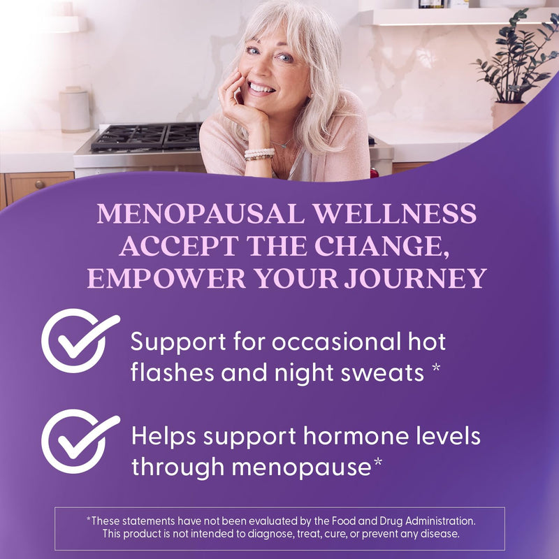 [Australia] - Doctor's Best Womens Menopause Support (Soy Isoflavone, Black Cohosh, Chaste Tree), Multi-Symptom Relief, Non-GMO, Gluten Free, Vegan 30 Veggie Caps 