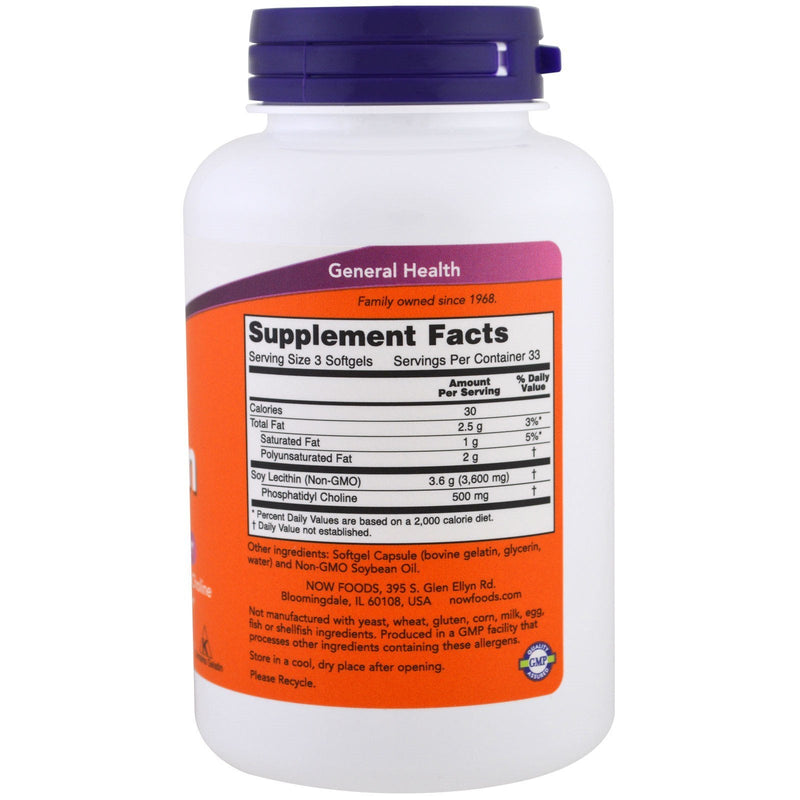 [Australia] - NOW Foods Now Foods, (2 Pack) Lecithin, 1200 mg, 100 Softgels 