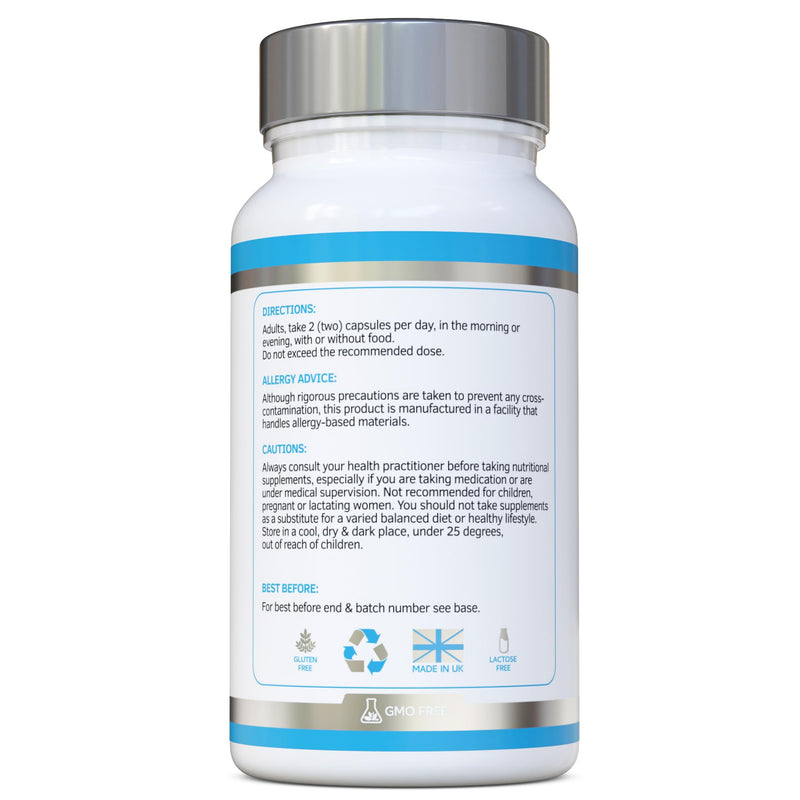 Magnesium Acetyl Taurate 1000mg Daily Dose – 45 Day Supply - Easily Absorbable - PMS, Cramps, Migraine & Sleep Support - No Fillers or Binders – Alternative to Magnesium L-Threonate - UK Made