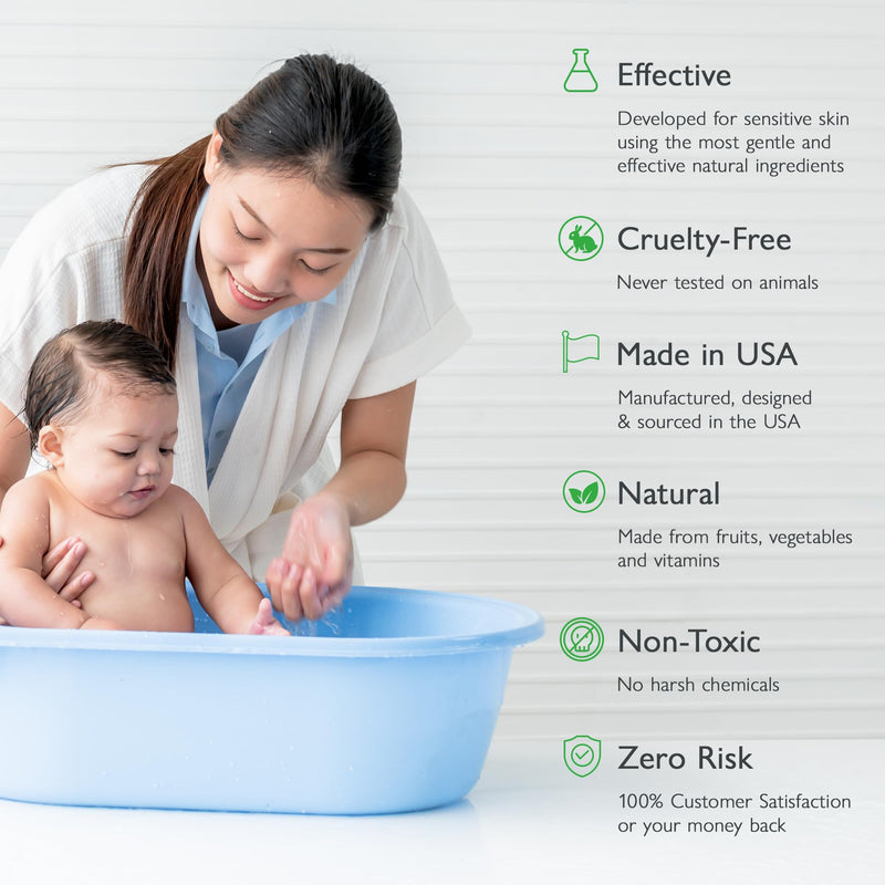 [Australia] - SoCal Suds & Company - Organic Baby & Kids Conditioner - Moisture Baby Hair Conditioner - Gentle Natural Vitamin Rich Ingredient Organic Oils for Babies and Kids Sensitive Scalp - Unscented, 12oz 12 Fl Oz (Pack of 1) 