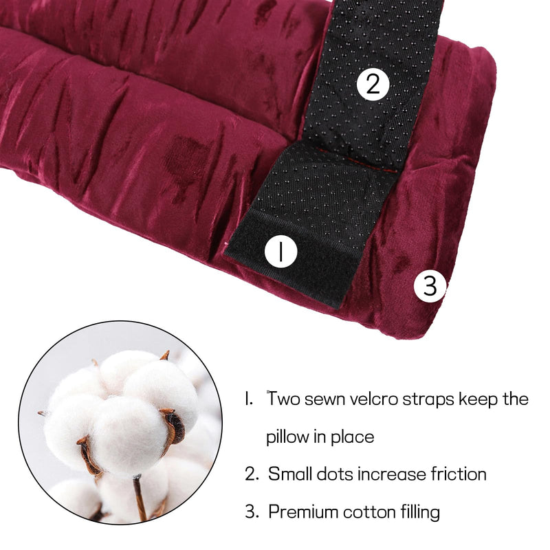 Seatbelt Pillow for Post-Surgery Hysterectomy Pillow Post Surgery Seat Belt Cushion Mastectomy Pillow C-Section Recovery Breast Cancer Port Pacemaker Heart Surgery Recover(Red) Red