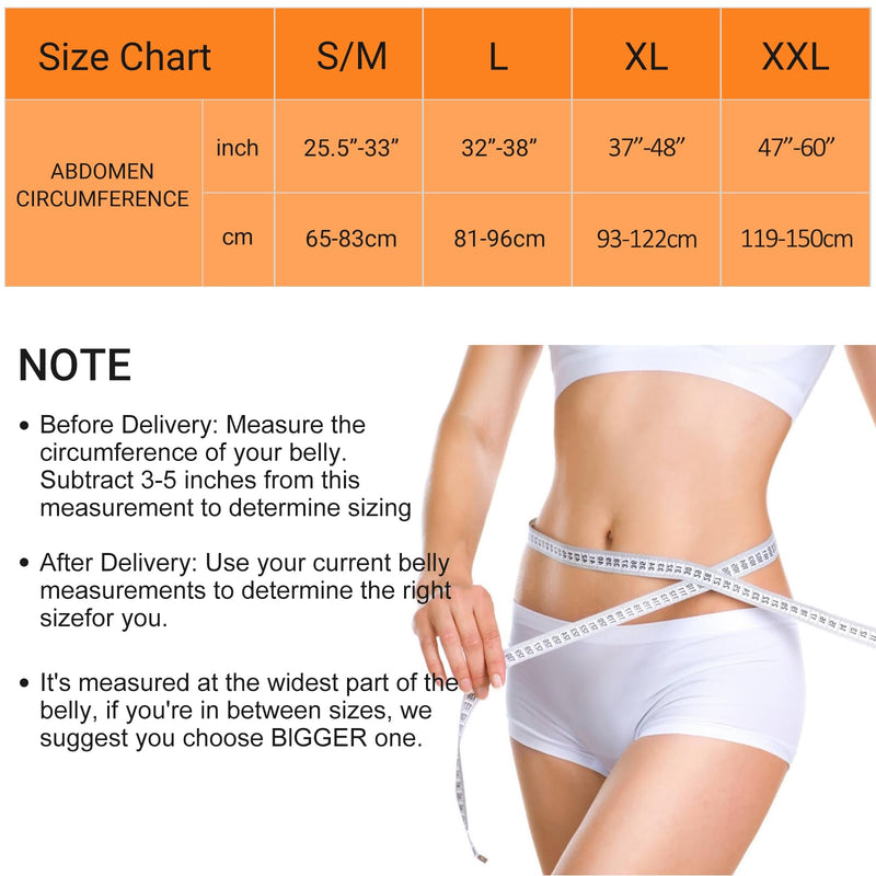 [Australia] - Postpartum Belly Band Wrap: Abdominal Binder Post Surgery Postpartum Belly Wrap Post Partum Binder - C Section Recovery Support Belt Postpartum Girdle Stomach Hysterectomy Belly Band Black Medium 