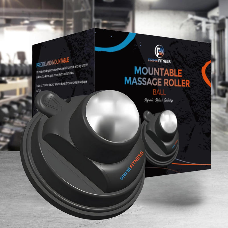 [Australia] - PRIME Fitness Wall Mounted Massage Ball | Cold Therapy | Back Massager | Cryo Stick | Relieve Muscle Pain (360 Massager) 360 Wall Massager 