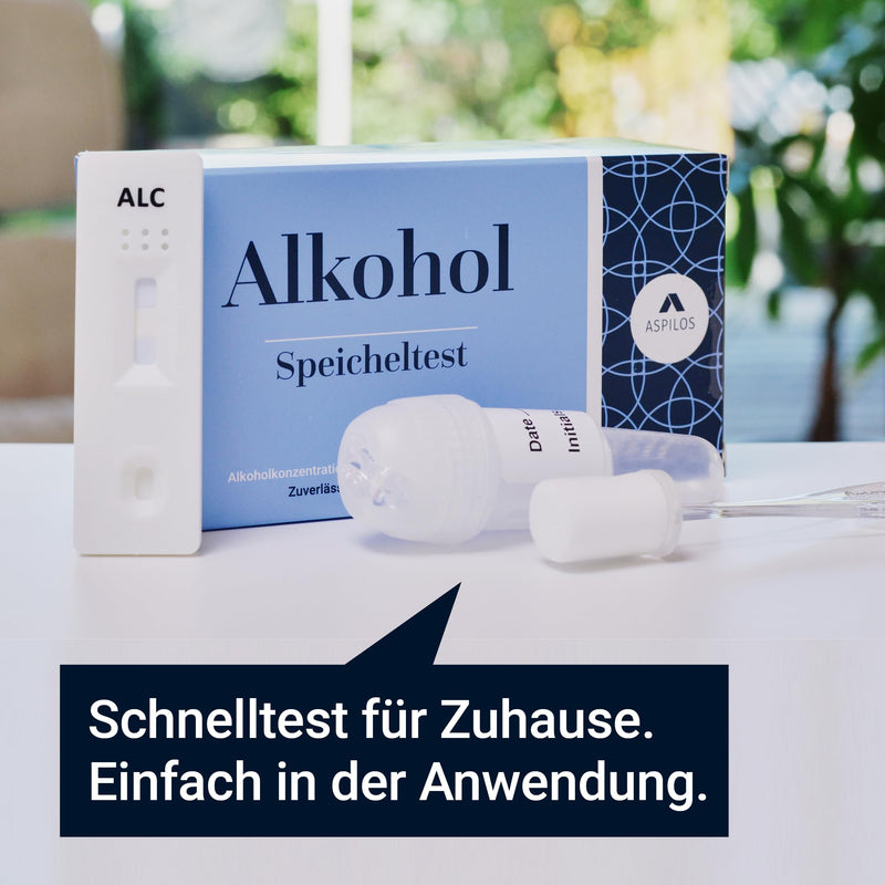 [Australia] - ASPILOS alcohol rapid test - breathalyzer for home - results in 3 minutes - reliable & precise - medical tests with laboratory quality 