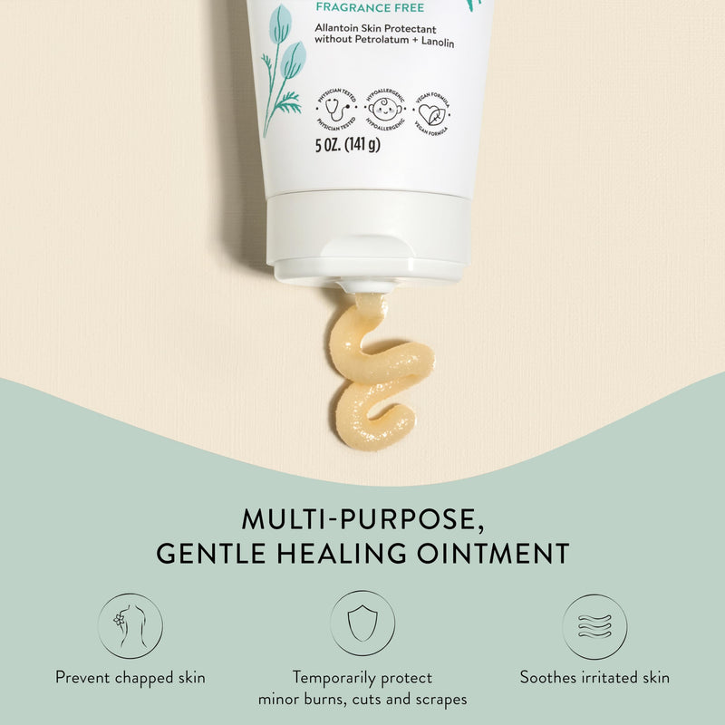 [Australia] - The Honest Company Head to Toe Multi-Purpose Healing Ointment | Safe for Sensitive Skin | Hypoallergenic, Fragrance Free, Vegan | 5 oz Multi-Purpose Healing Ointment, 5 oz 