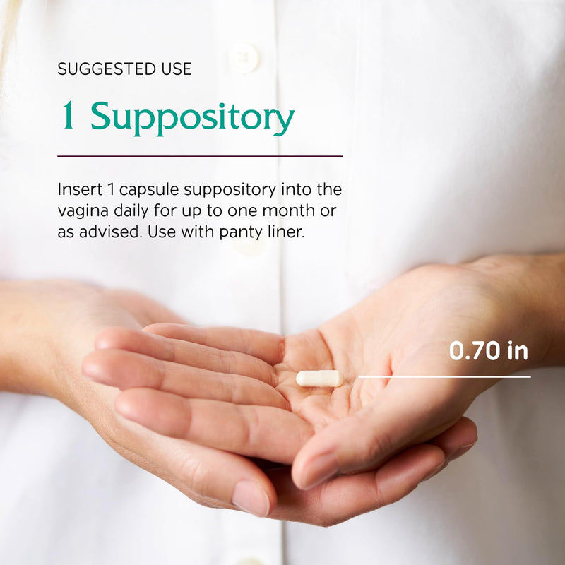 [Australia] - Vitanica V-Probiotics - Probiotics for Women - Vaginal Suppositories with Lactobacillus Rhamnosus, Gasseri & More - Women's Health Supplement - Lady - 30 Vaginal Suppositories 