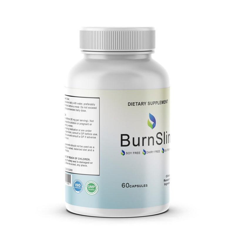 BurnSlim Metabolism Support Capsules – Clinically Researched Ingredients, Energy & Weight Management Support Supplement / 60 Capsules