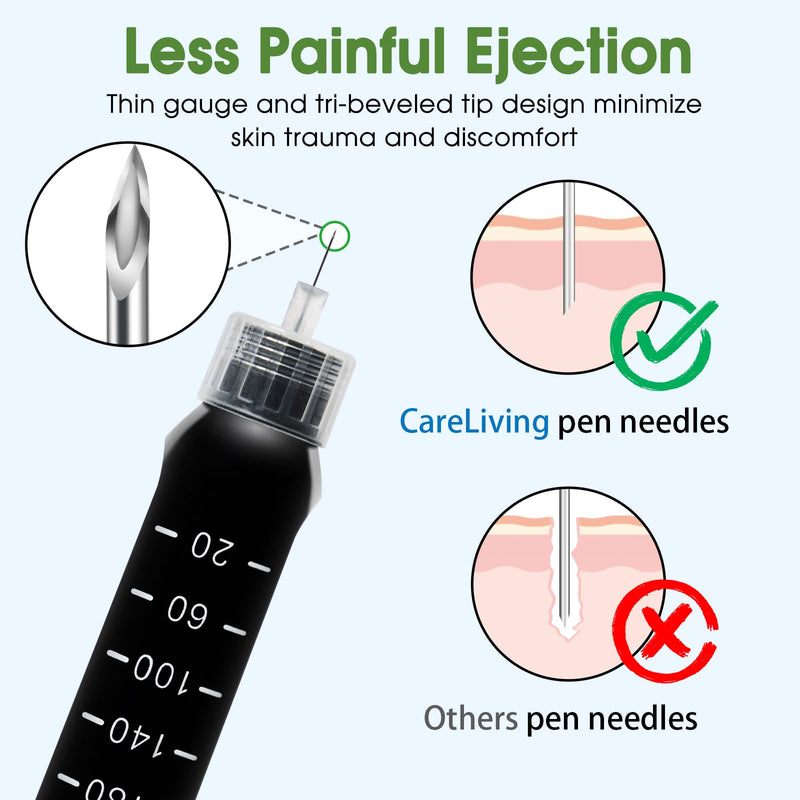 [Australia] - Insulin Pen Needle 31G 6 mm (1/4‚Äù), 100 Count, Universal Fit Compatible with Most Pen Injector Device, Ultra-Thin for Comfortable Insulin Injection 