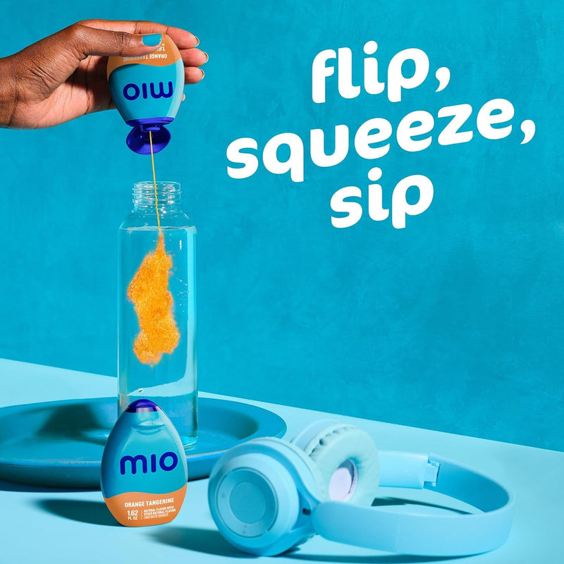 Mio Vitamins Liquid Water Enhancer, Orange Tangerine, 1.62 OZ, 4-Pack