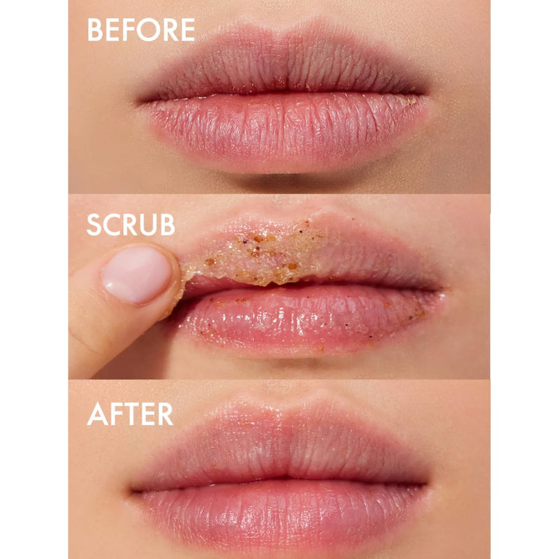 [Australia] - Lanolips Lip Scrub - Natural Lip Exfoliator Made with Lanolin, Vitamin E & Finely Ground Strawberry Seeds - Gentle Sugar Scrub for Healthy, Soft Lips - Strawberry (.35 oz) 