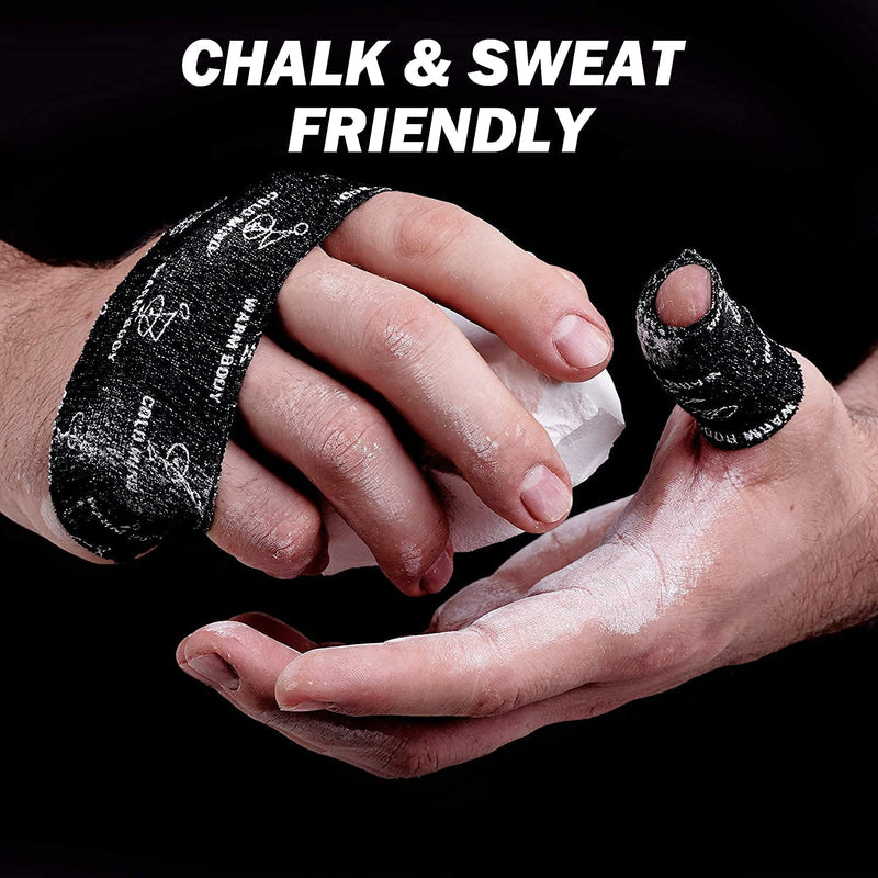[Australia] - WARM BODY COLD MIND 1.85" Weightlifting Thumb Tape - Hook Grip Tape for Powerlifting, Cross Training, Gym Tape, Workout, Weight Lifting Tape, Athletic Finger Wrap (Mix V1 3 Rolls) 3 Rolls Mix V1 