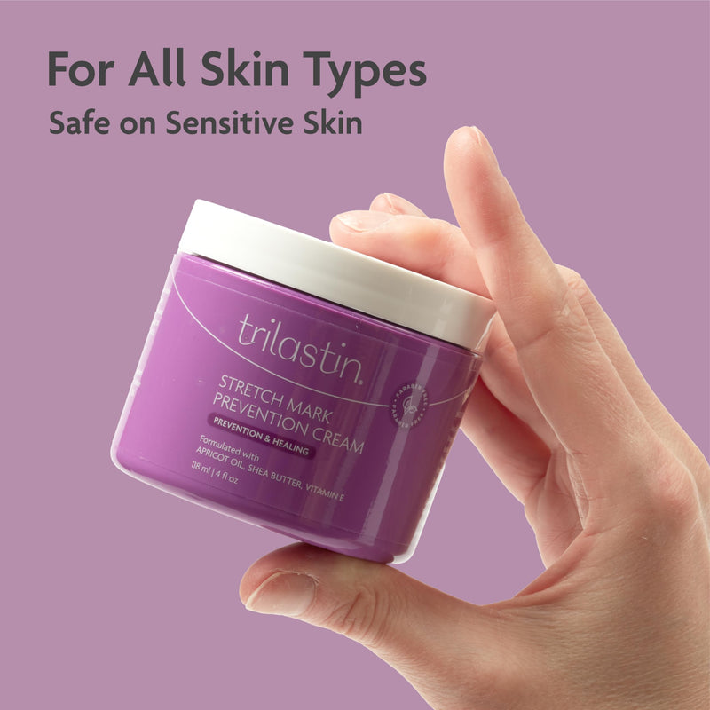 [Australia] - TriLASTIN Stretch Mark Cream for Pregnancy - 4 fl oz, Citrus Scent - Pregnancy Stretch Mark Prevention & Pregnant Belly Cream & Belly Oil for Pregnant Women - Paraben Free Stretch Mark Cream 1 Pack 
