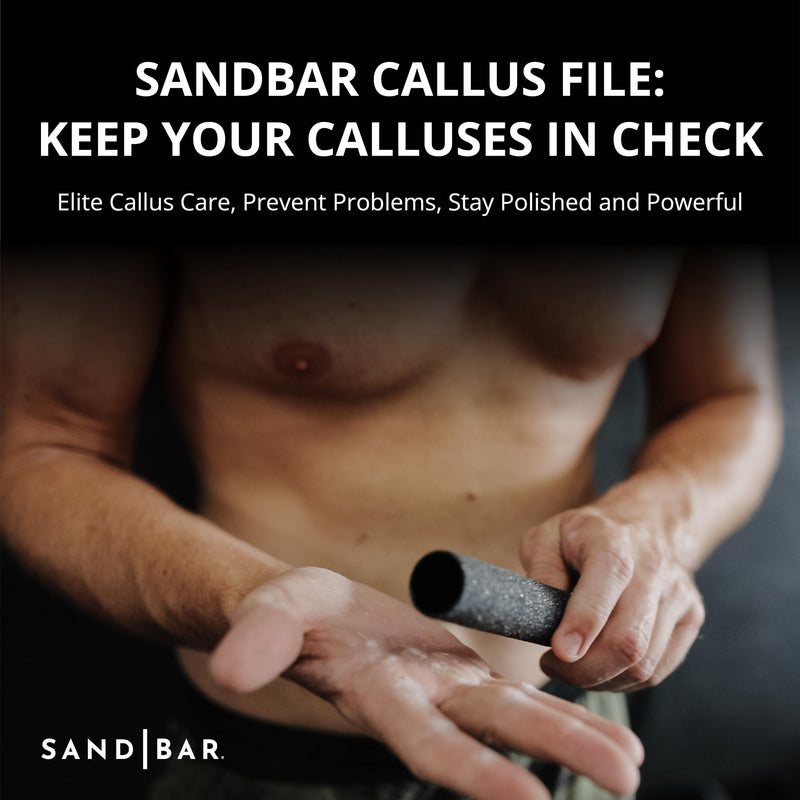 [Australia] - Original Callus File - Precise Callus Remover for Peak Performance - Callus Maintenance Kit - includes Hydrating Callus Salve - for Gym Enthusiasts, Climbers, Gymnasts & WOD Junkies Platinum 