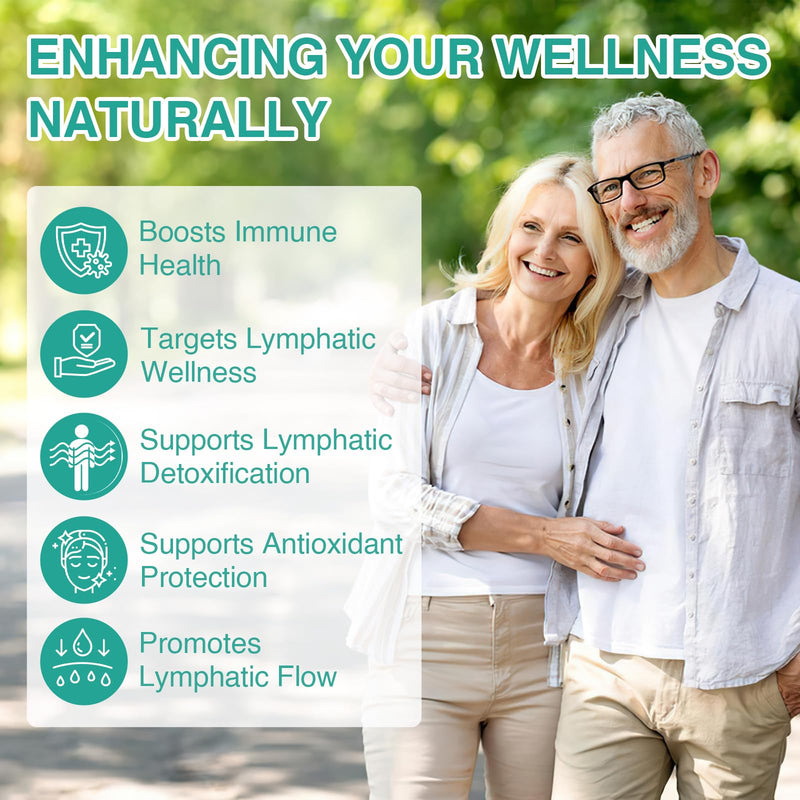 [Australia] - Liposomal Lymphatic Drainage Drops 2000mg ‚Äì Immune & Lymph System Support ‚Äì Lymphatic Detox and Cleanse with Echinacea, Red Clover, Dandelion & Cleavers ‚Äì Sugar-Free, Alcohol-Free ‚Äì 2 FL OZ 2 Fl Oz (Pack of 1) 