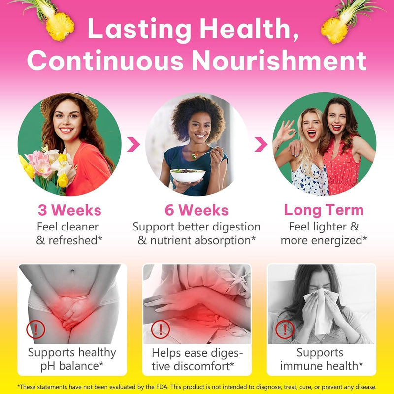 Vaginal Probiotics Gummies for Women, Premium Feminine Balance Gummies for PH Balance
