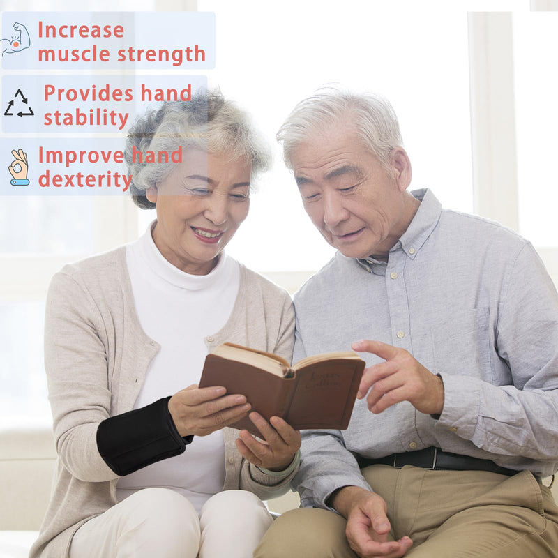 [Australia] - Wrist Weights for Tremors Hand Weighted Utensils for Hand Tremors Perfect Writing Weights & Hand Strengthening Tools for Parkinson’s Essential Tremors Patients (1Pcs-1LB) 1 
