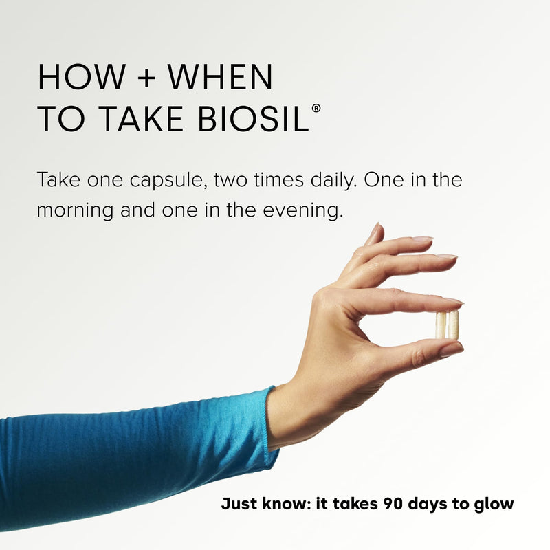 [Australia] - Biosil Collagen Generator - 120 Capsules - with Patented ch-OSA Complex - Generates & Protects Your Own Collagen - GMO Free - 120 Servings 1 Count (Pack of 120) 