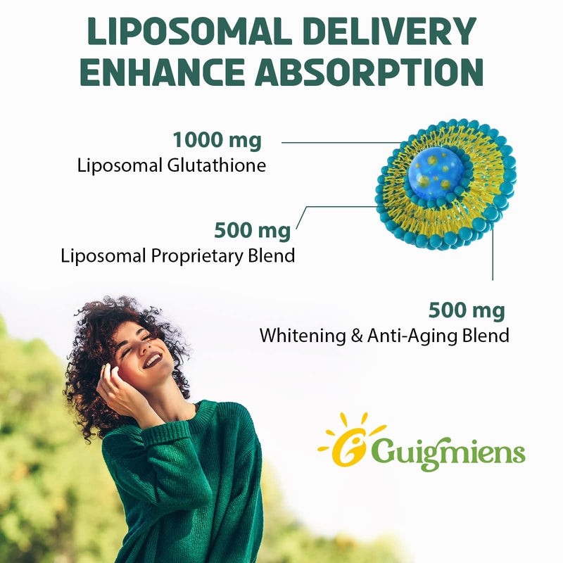 [Australia] - 1500 mg Liposomal Glutathione, Superior Absorption, Liquid Glutathione Supplement, Powerful Antioxidant, Liver Detox, Immune Enhancer, Soy-Free, non-GMO, Vegan & Gluten Fre, 4.05 fl.oz 2.03 Fl Oz (Pack of 2) 